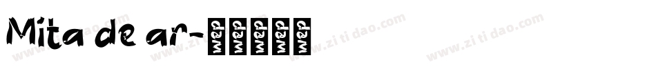 Mita de ar字体转换
